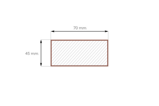 Konstrukcinė graduota mediena45x70
