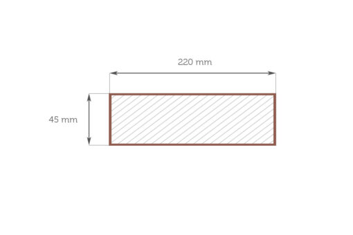 Konstrukcinė mediena C24_45x220