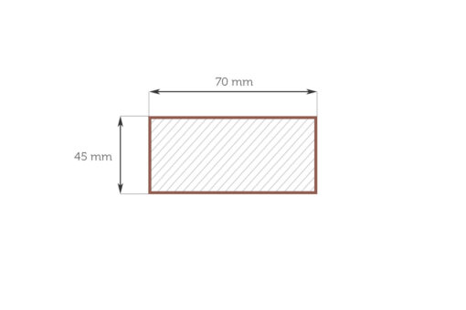 Konstrukcinė mediena C24_45x70