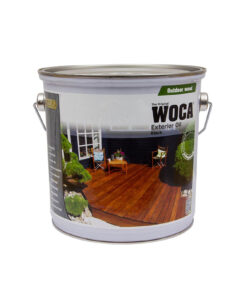 Exterior wood oil black