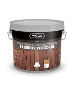 Exterior wood oil grey