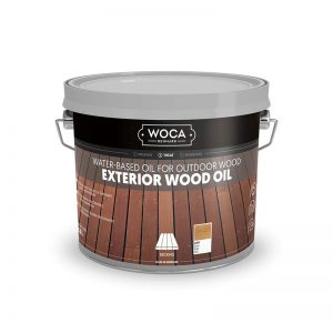 Exterior wood oil grey