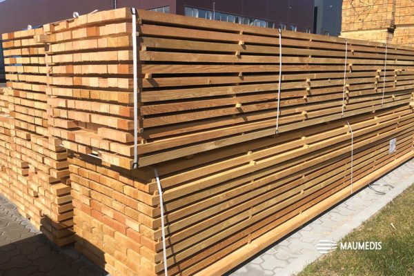 Dvigubo pjovimo mediena 50 x 100 | Maumedis